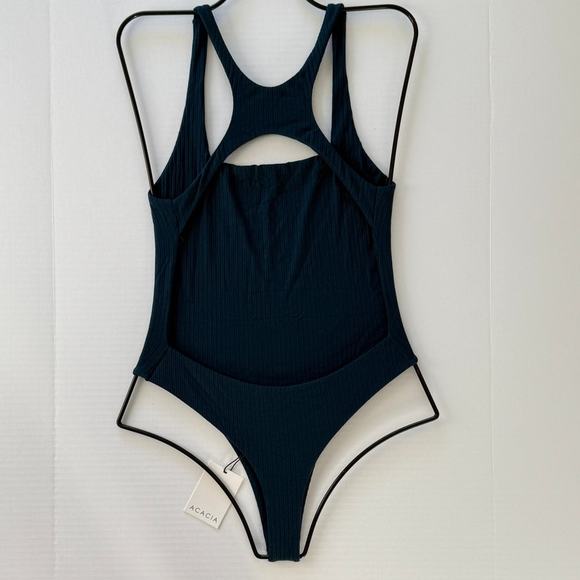 Acacia Bodywear MINNIE Bodysuit - Horizon Ribbed Racerback  - Size Large - NWT - Picture 3 of 9